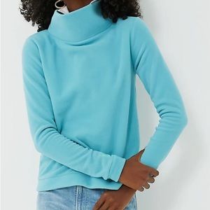 Dudley Stephens Park Slope Turtleneck in Nantucket Fog Terry